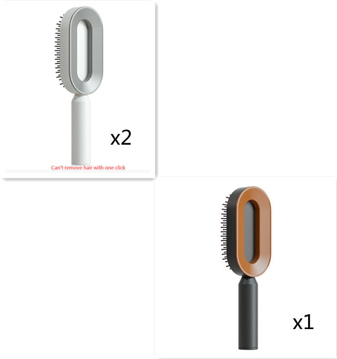Self-Cleaning Hair Brush – Detangling & Smoothing with One-Click Hair Removal