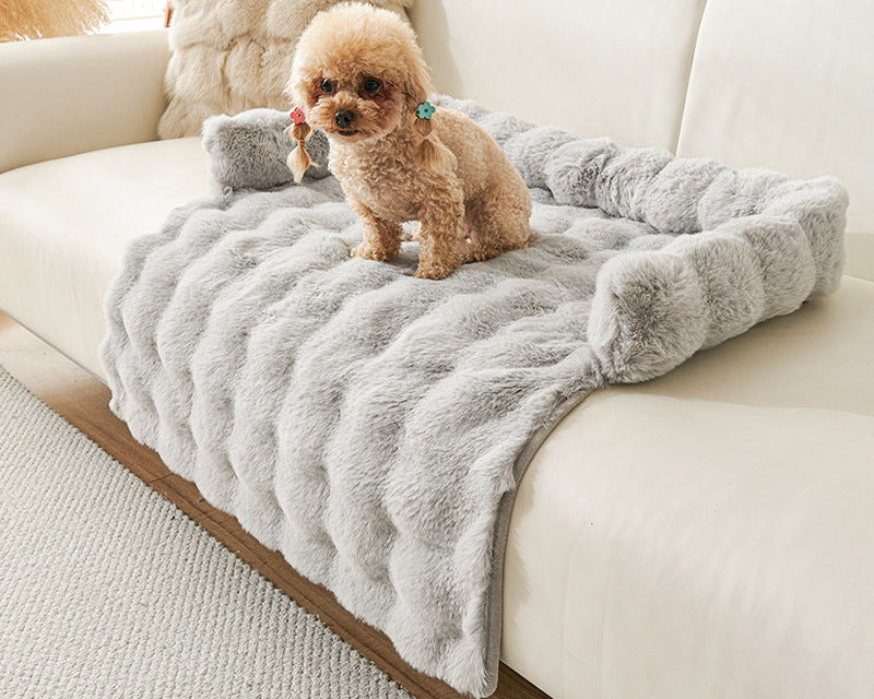 Winter Pet Mat – Soft, Warm, Non-Slip Dog Bed for Indoor & Outdoor