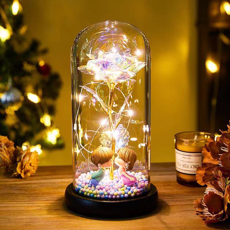 Forever Rose Night Light – Glow with Lasting Love