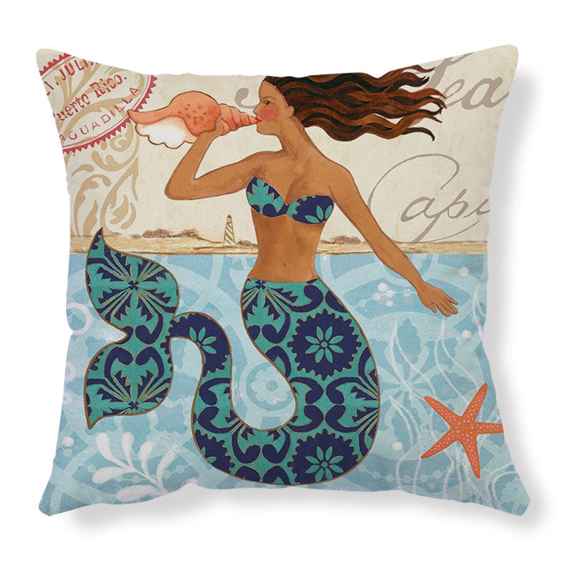 Ocean-Inspired Turtle Pillow Cases for Relaxing Spaces