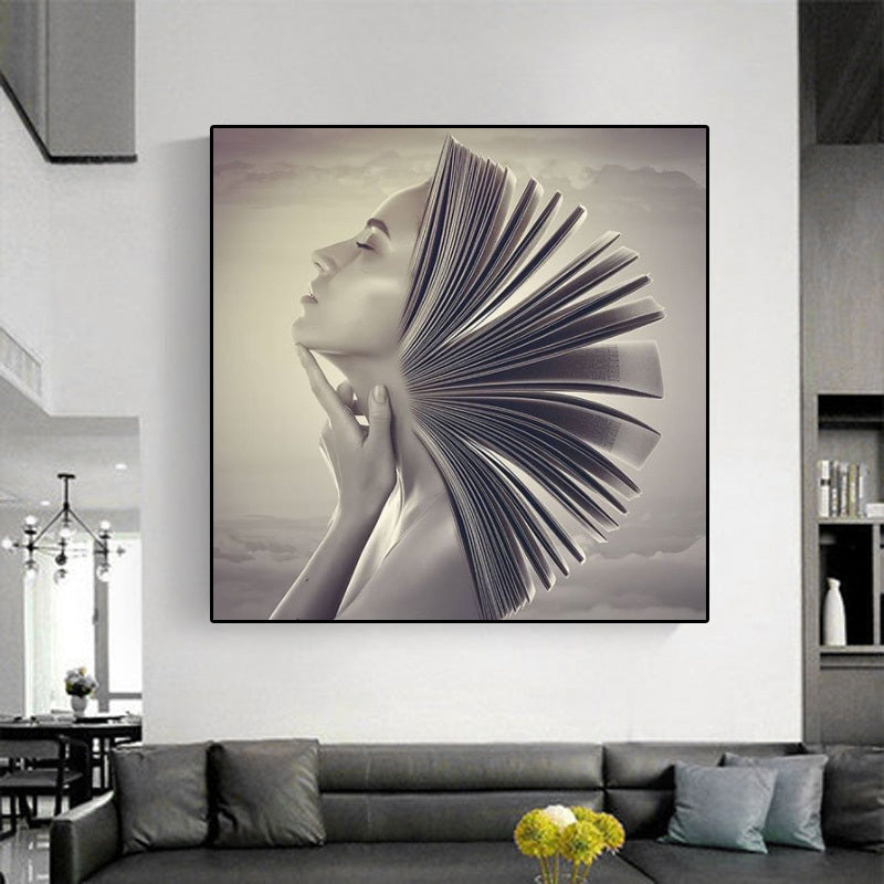 Timeless Beauty Canvas Painting – Stylish Home Décor Accent