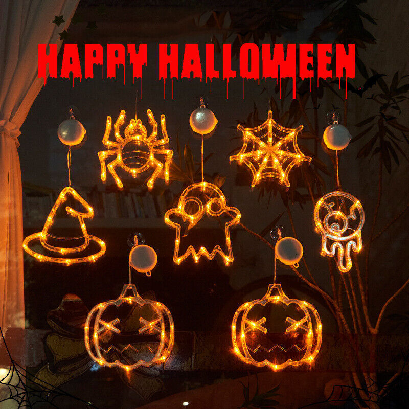 Haunted Window LED Lights – Fun Halloween Home Glow