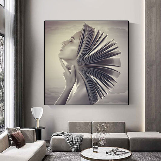 Timeless Beauty Canvas Painting – Stylish Home Décor Accent