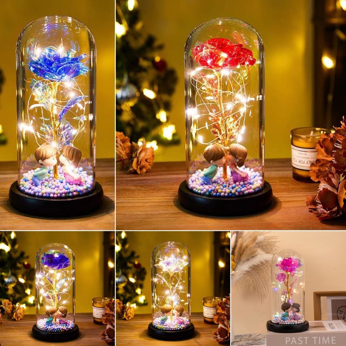 Forever Rose Night Light – Glow with Lasting Love