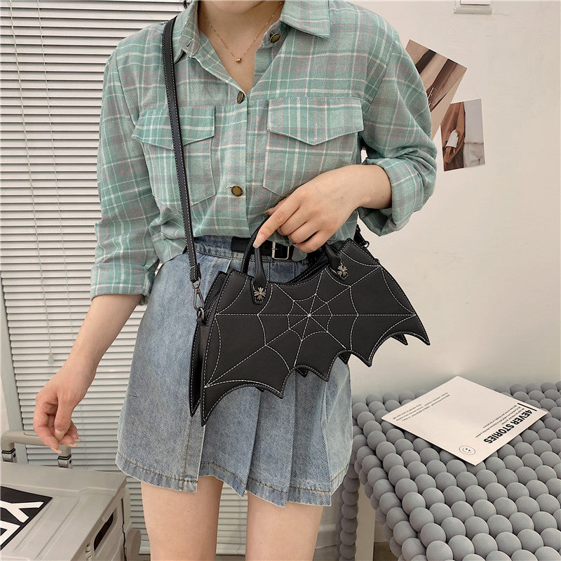 Cute Spider Web Shoulder Bag for Spooky Season