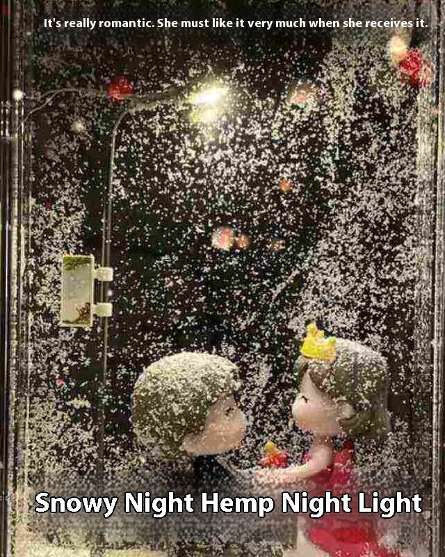 Magic Snowy Landscape Night Light – DIY Christmas Desktop Decor