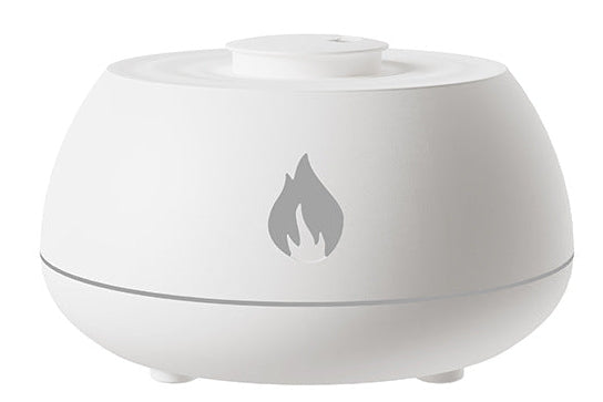 Portable Flame Humidifier – Essential Oil Diffuser for Relaxation & Sleep