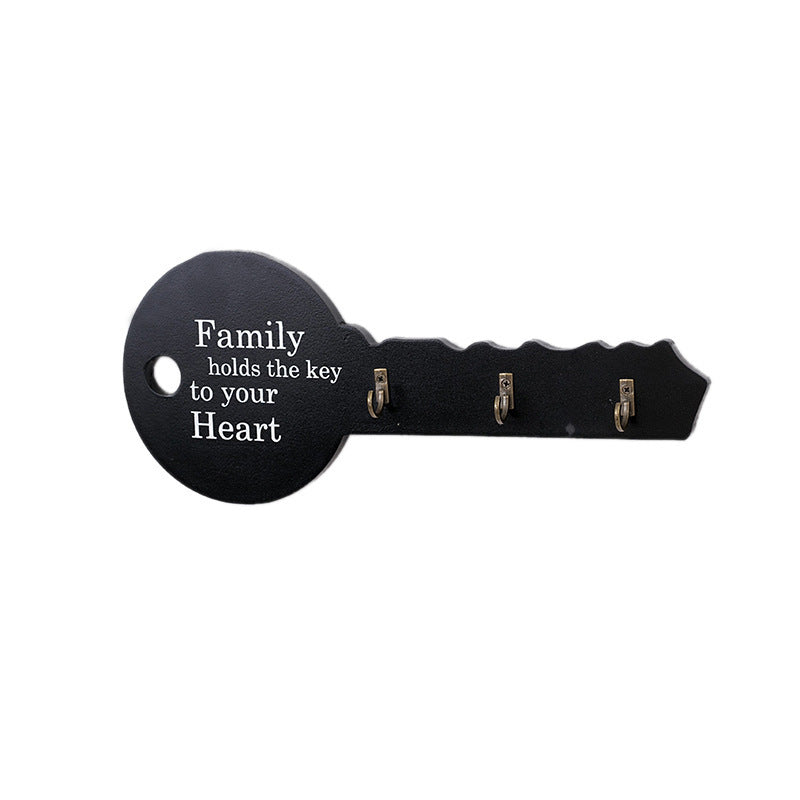 Decorative Hook Rack for Keys, Coats & Quick Grab