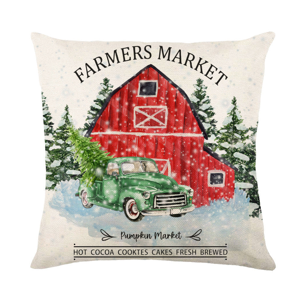 Festive Snowflake Cushion Covers for Holiday Home Décor