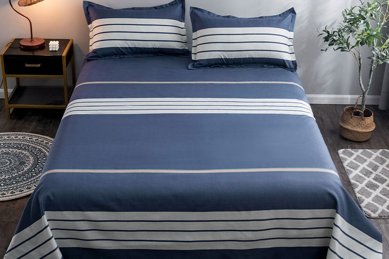 Budget-Friendly Cotton Bed Sheets – Soft Washed Bedding Set for Dorm & Hostel Use