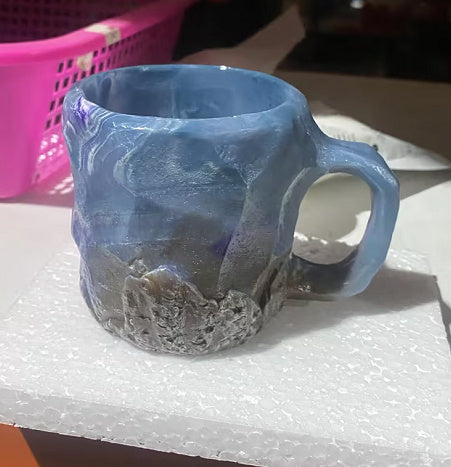 Resin Crystal Coffee Cup – Add Sparkle to Sip