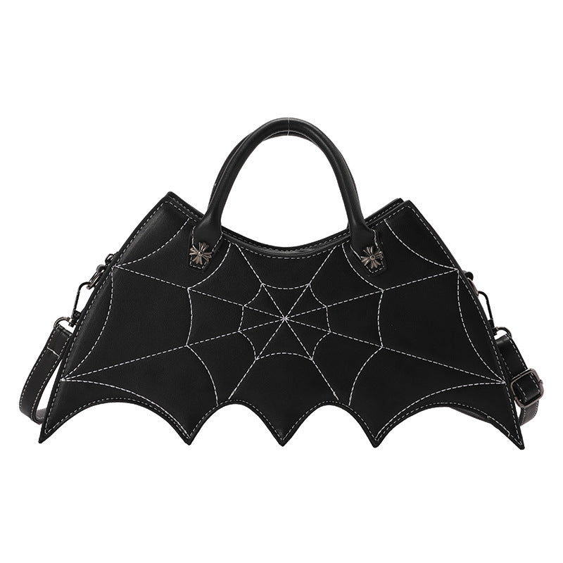 Cute Spider Web Shoulder Bag for Spooky Season