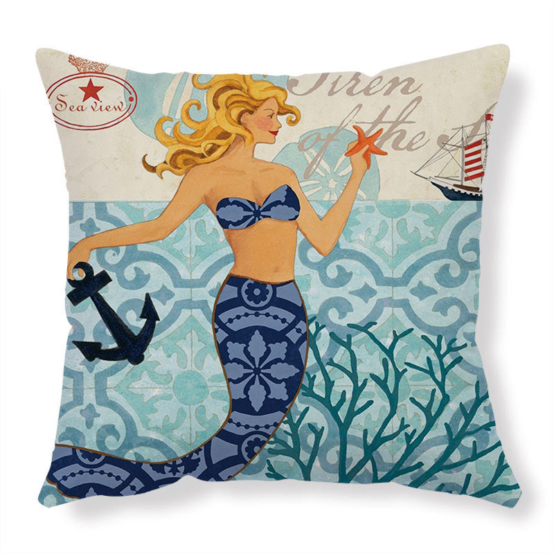 Ocean-Inspired Turtle Pillow Cases for Relaxing Spaces