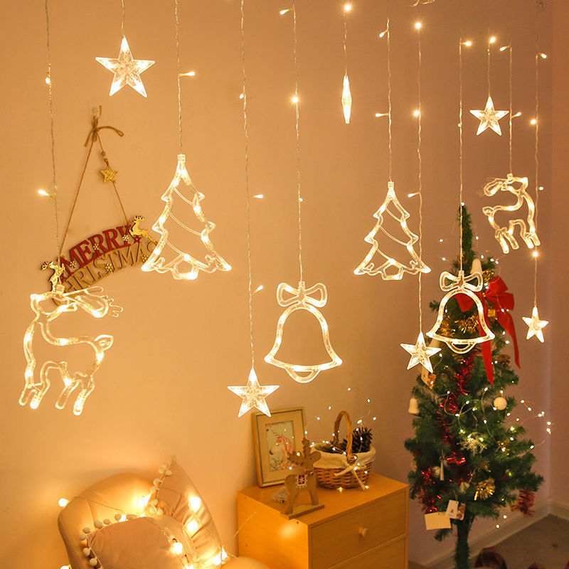 Holiday Christmas Pendant LED Night Light – Elegant Festive Hanging Decor Lamp
