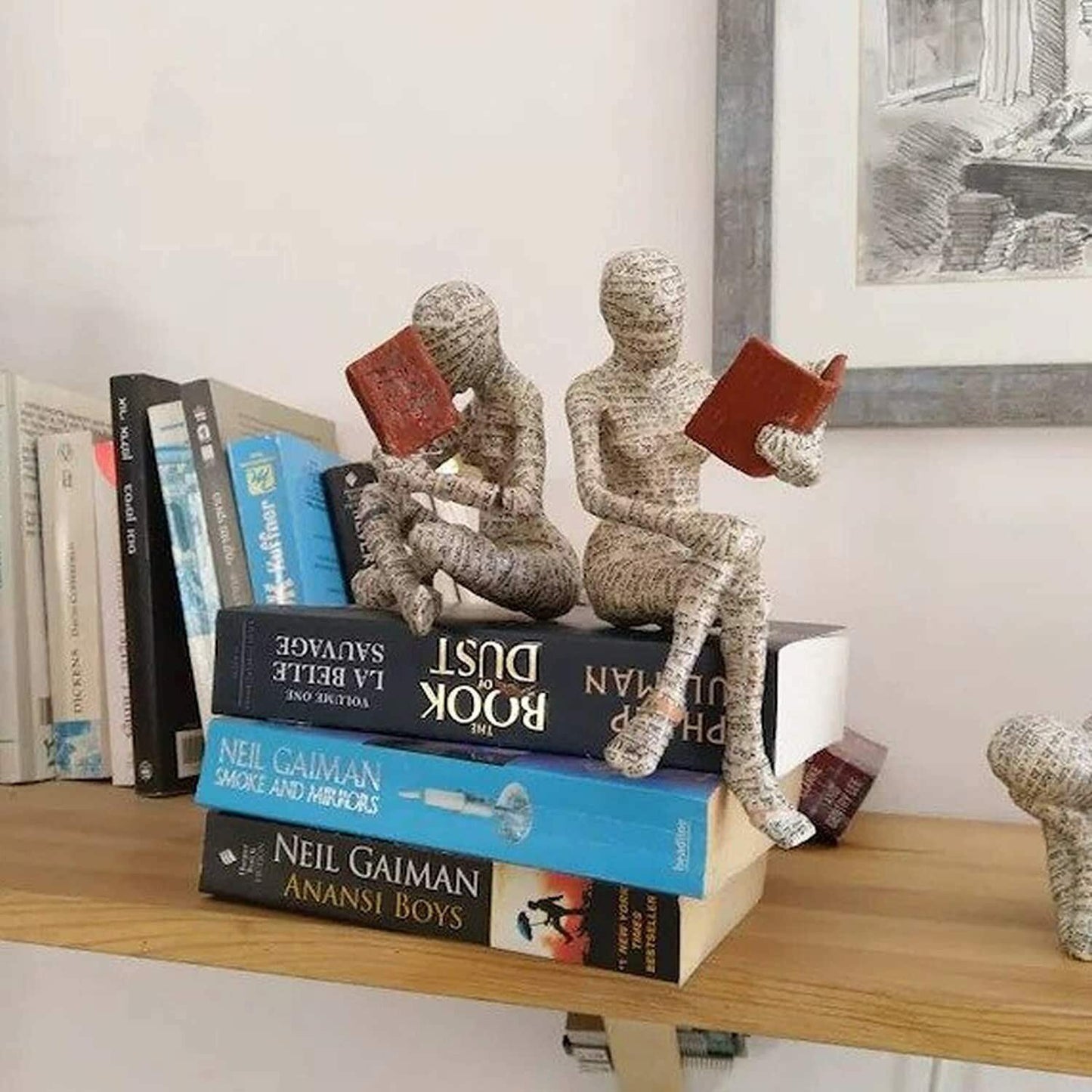 Reading Woman Statue – Graceful Art for Thoughtful Spaces