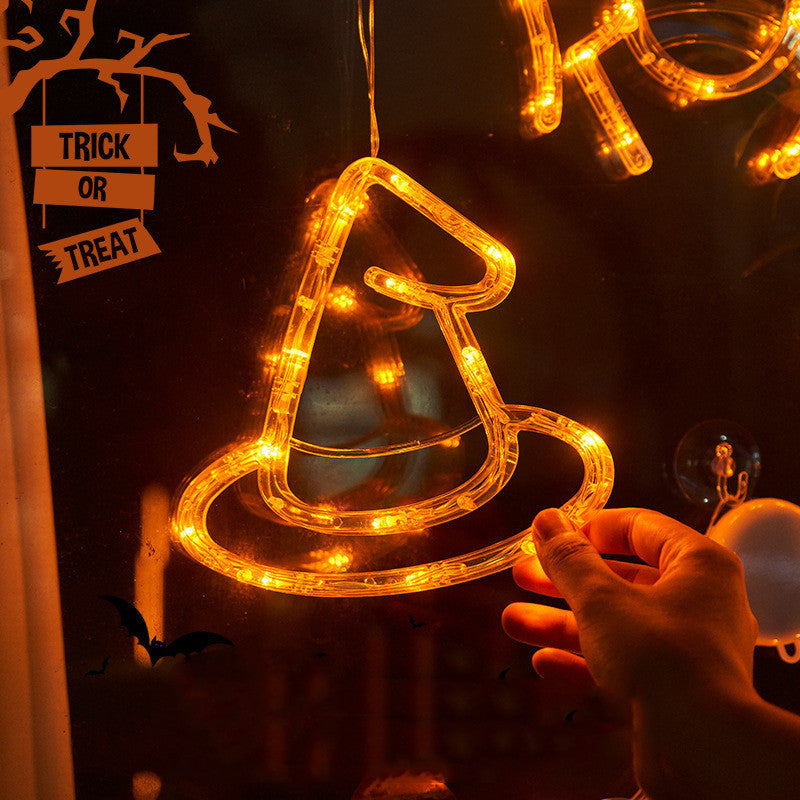 Haunted Window LED Lights – Fun Halloween Home Glow