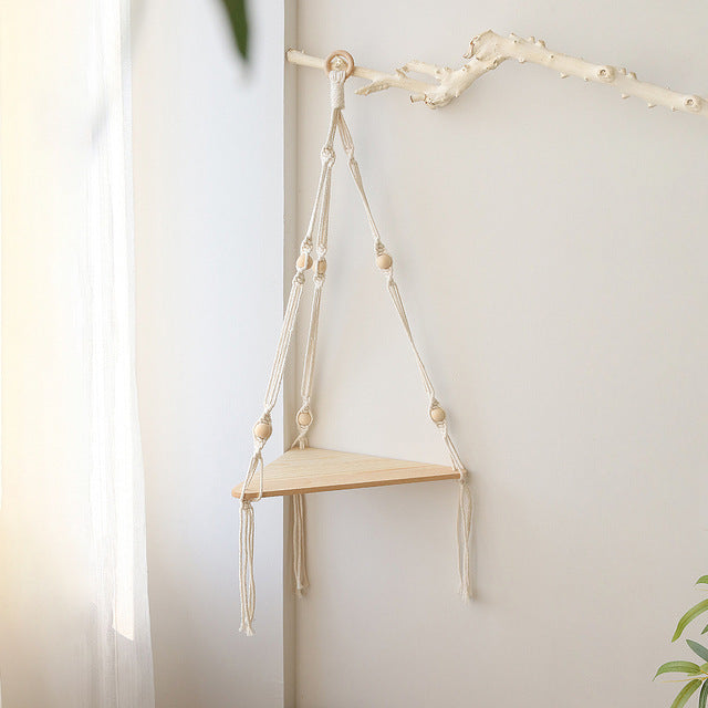 Macramé Hanging Shelf – Bring Texture to Your Home