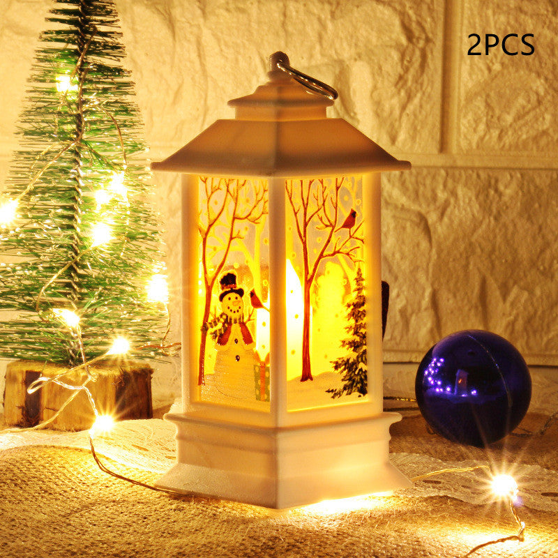 Santa & Snowman Lights – Instant Holiday Cheer at Home