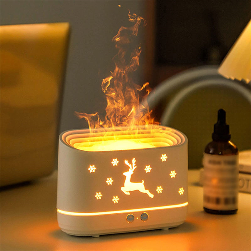 Holiday Elk Diffuser Lamp – Breathe Easy, Feel Cozy