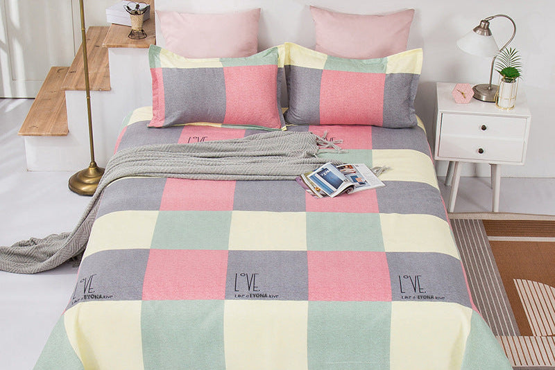 Soft Cartoon Bed Sheets – Single Piece Bedding for Kids, Teens & Dorm Rooms