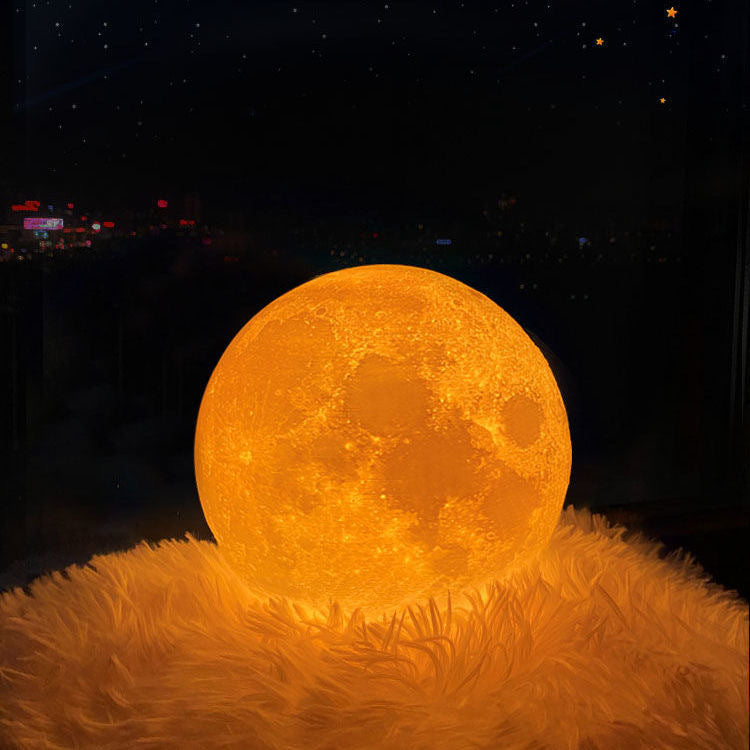 Aesthetic Moon Night Light 3D Lamp – Romantic LED Table Lamp Gift