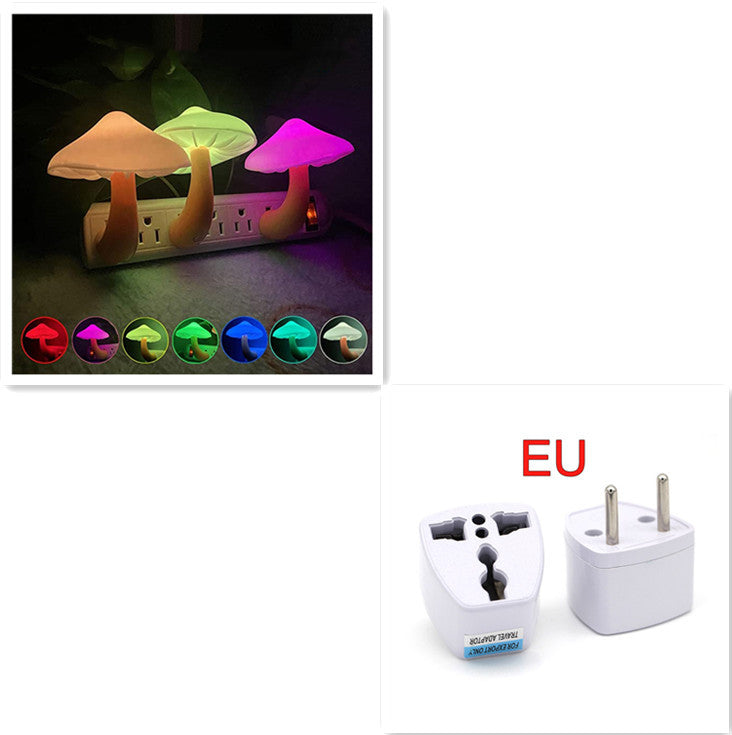 Sensor Mushroom Light – Plug, Forget, and Sleep Easy