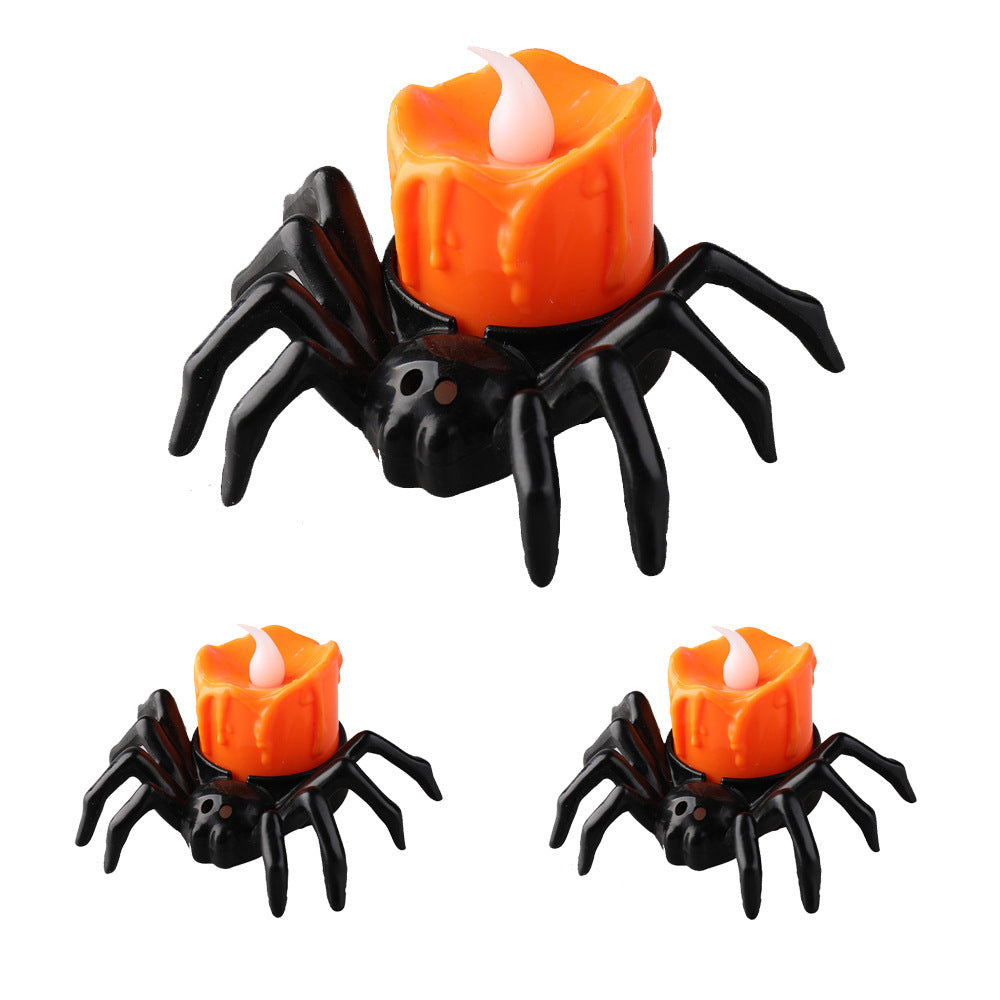 Halloween Spider Candlesticks That Light Up Your Party