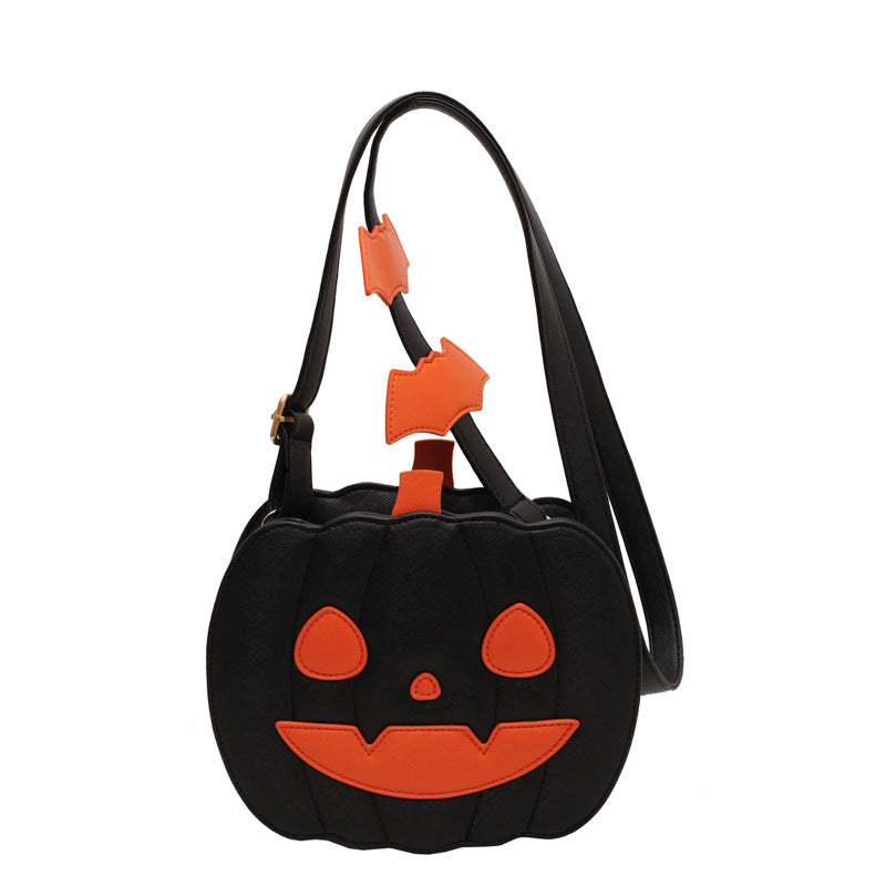 Playful Pumpkin Shoulder Bag to Brighten Halloween Nights