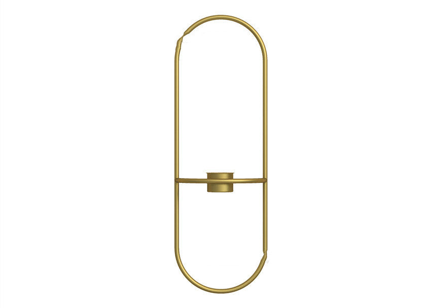 3D Metal Geometric Candle Holder Wall Sconce – Modern Home Decor Candlestick for Living Room Decor