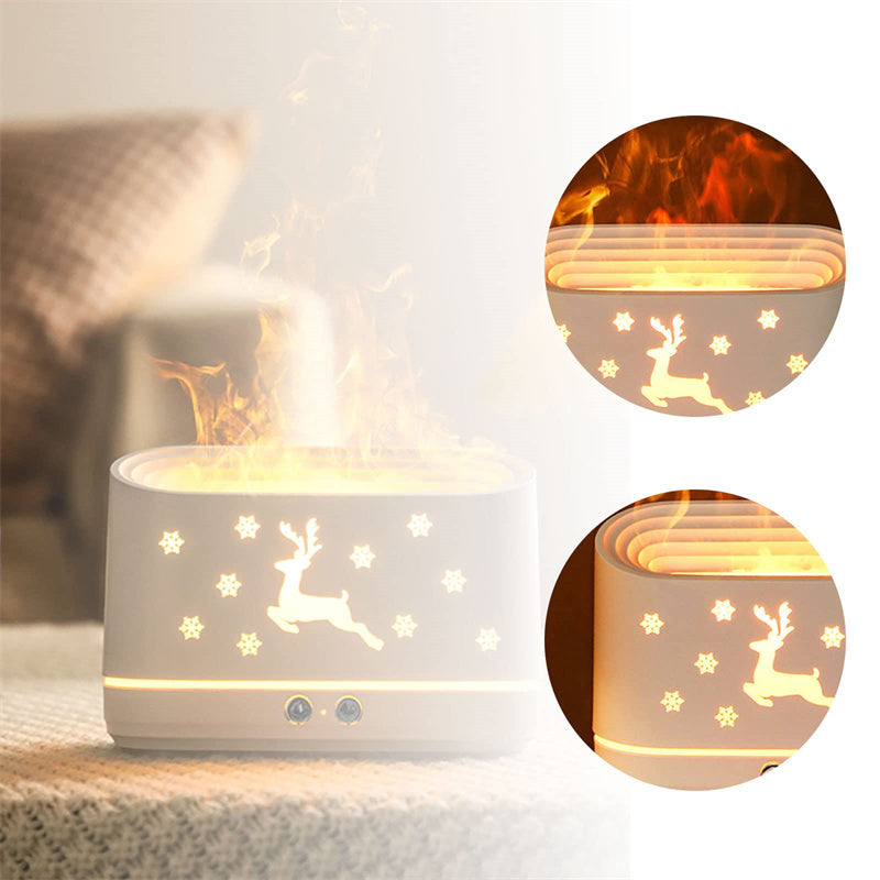 Holiday Elk Diffuser Lamp – Breathe Easy, Feel Cozy