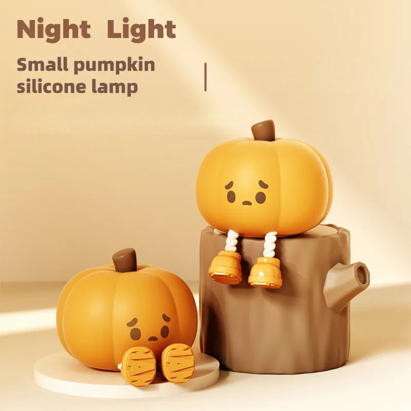 Adorable Pumpkin Night Light for Kids & Spooky Nights