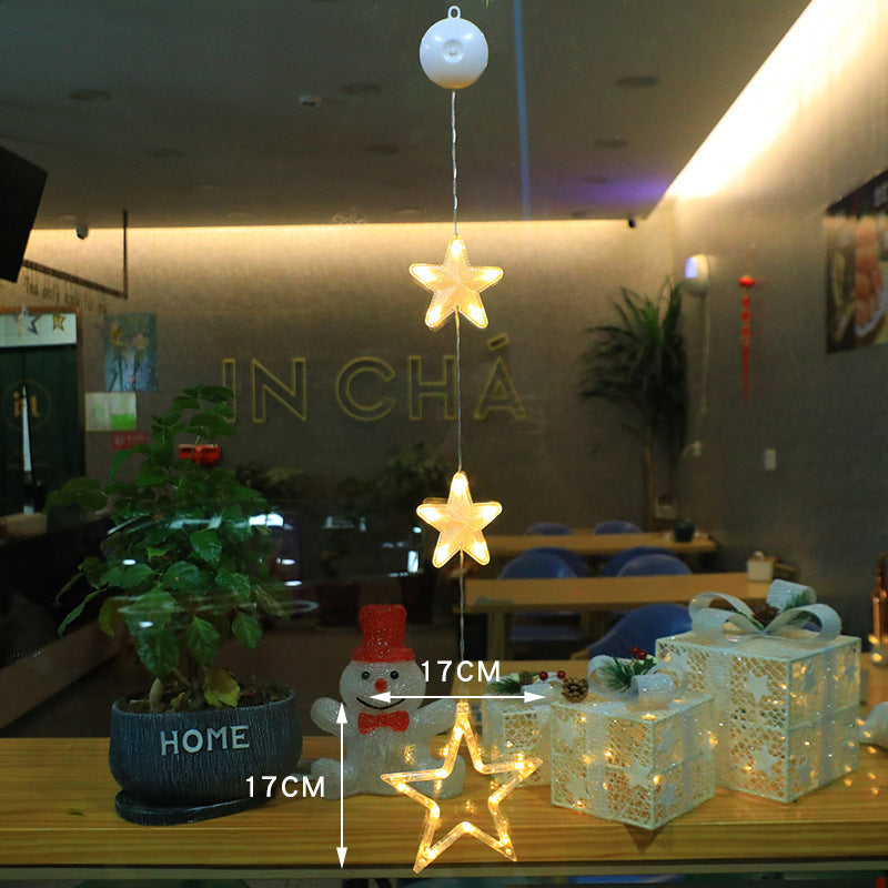 3pc LED Star Ornaments for Magical Christmas Glow