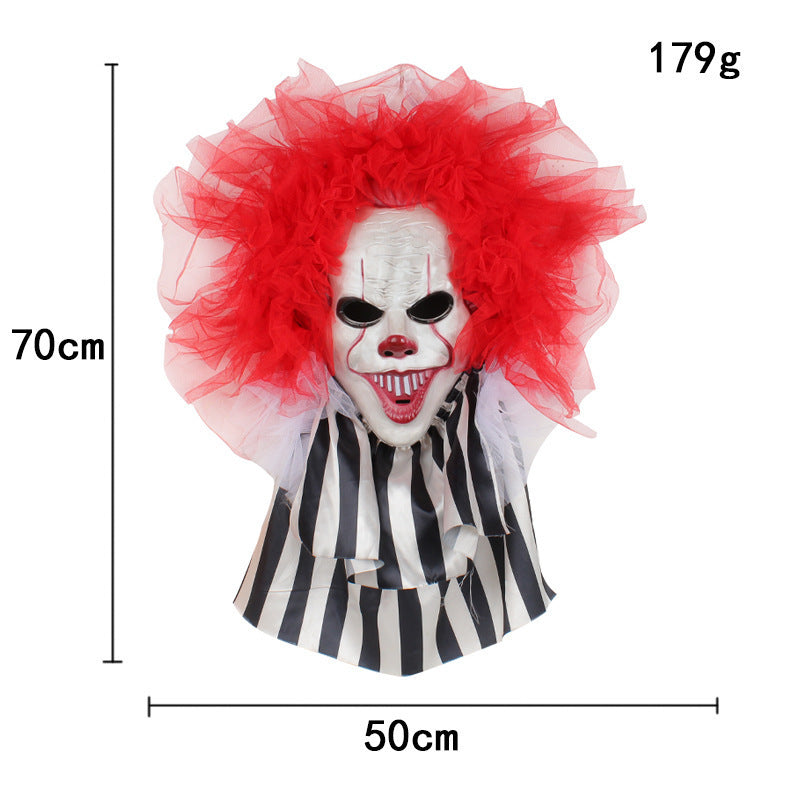 Haunted Clown Door Wreath – Chills at First Glance
