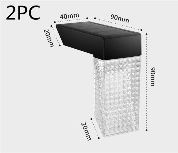 Solar Step Lights Outdoor – Waterproof LED Stair Lights for Deck, Fence & Garden