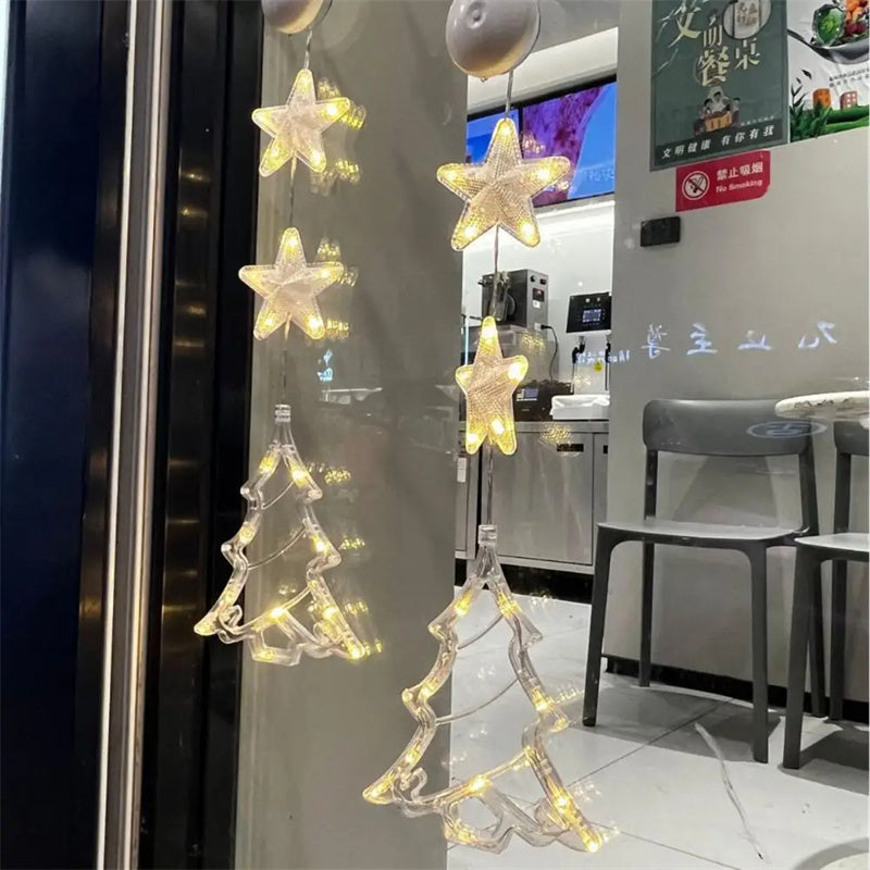 3pc LED Star Ornaments for Magical Christmas Glow