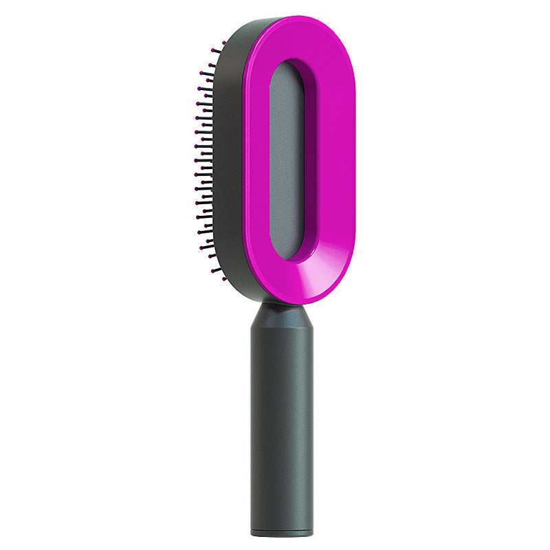 Self-Cleaning Hair Brush – Detangling & Smoothing with One-Click Hair Removal