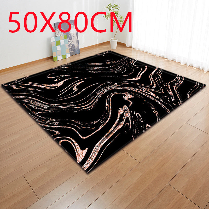 Marble Pattern Carpet Rug – Luxury Living Room & Bedroom Area Rug Home Decor
