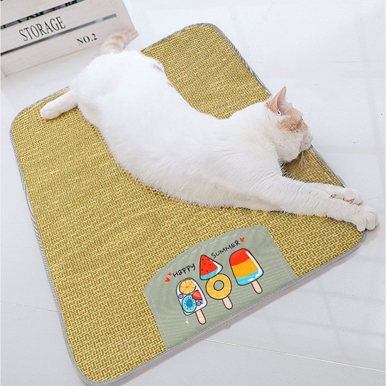 Summer Pet Bed Mat – Cooling Dog Nest & Cat Sleeping Mat for Hot Weather