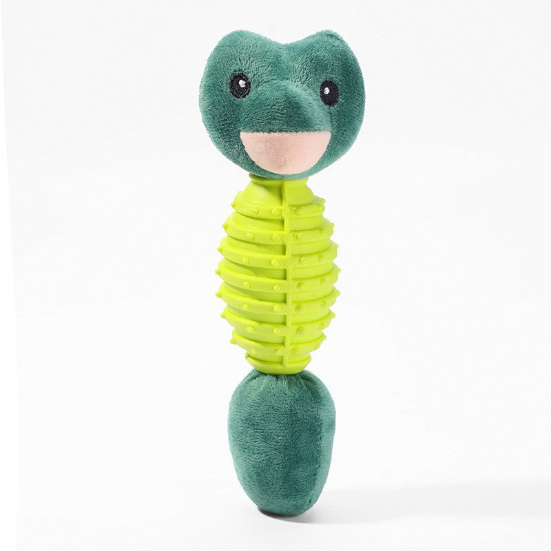 Interactive Pet Dog Toy Squeaky Chew Anti Stress Bite Resistant Grinding Toy