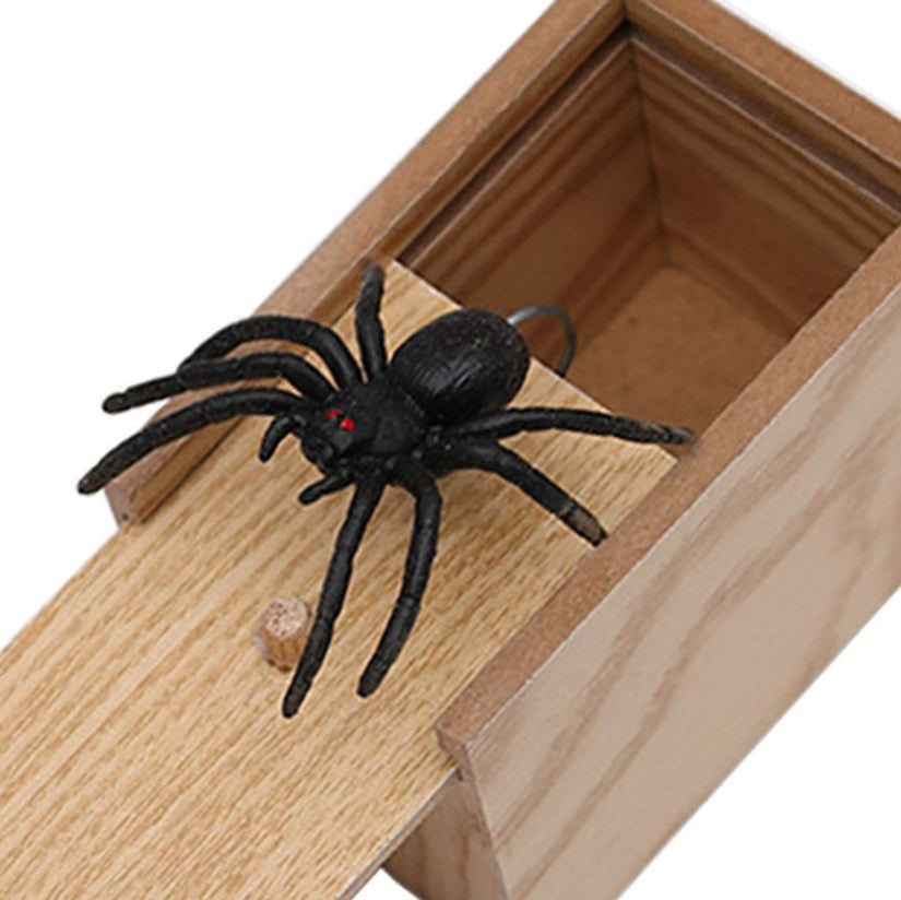 Spider Prank Scare Box – Funny Novelty Toy for Kids, Teens & Adults