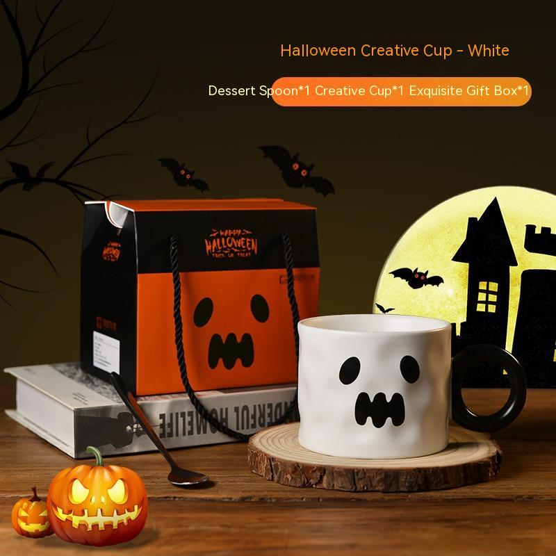 Halloween Party Mug – Cute Pumpkin Ceramic Coffee Cup