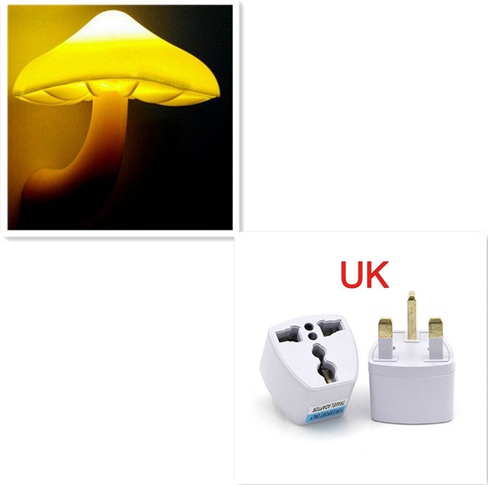 Sensor Mushroom Light – Plug, Forget, and Sleep Easy