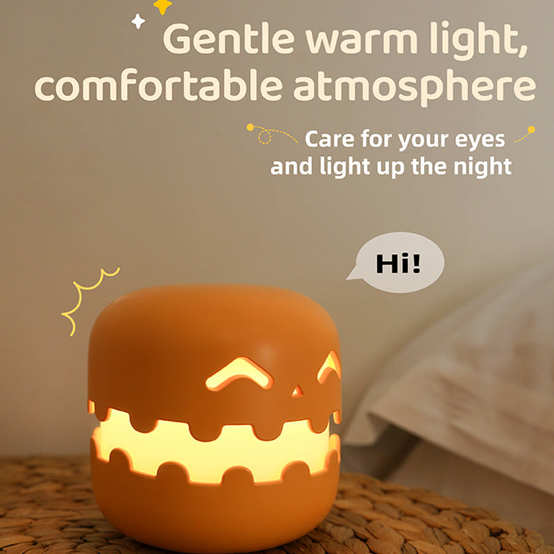 Pumpkin Bedside Lamp – Spooky Cute Halloween Décor