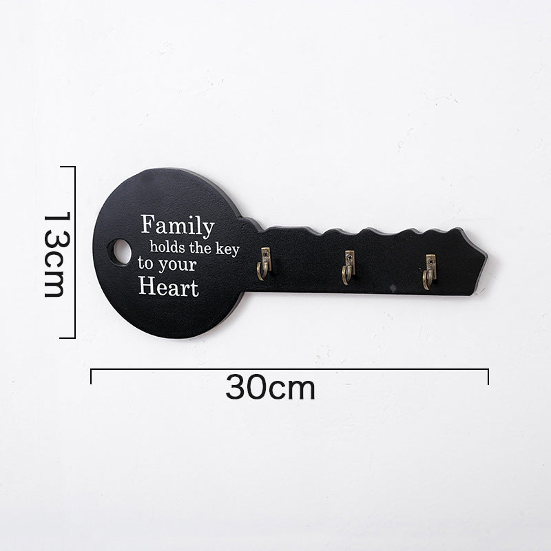 Decorative Hook Rack for Keys, Coats & Quick Grab