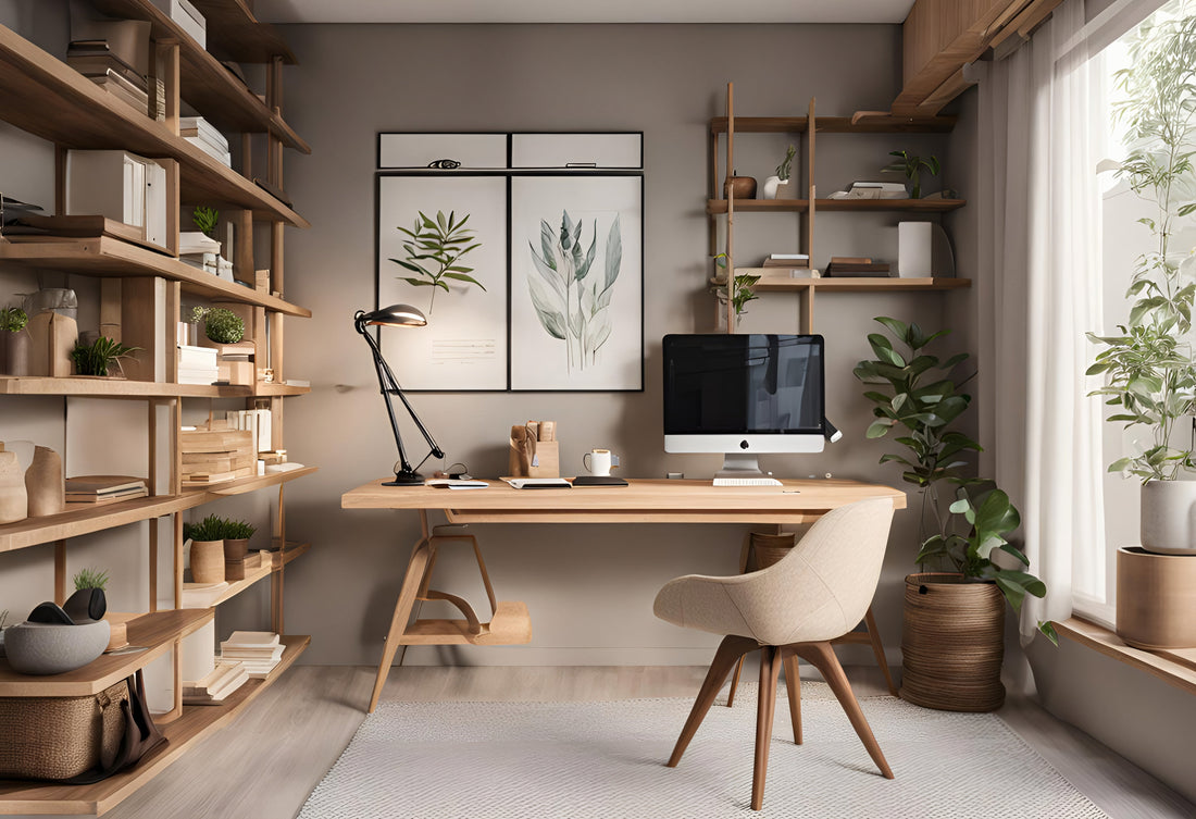 Home Office Wall Decor That Boosts Focus