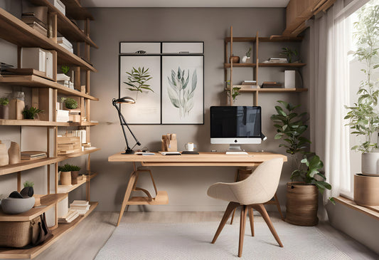 Home Office Wall Decor That Boosts Focus