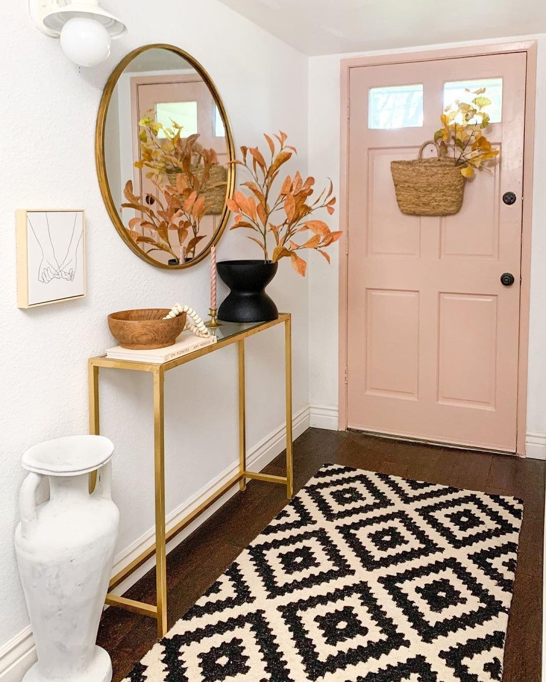 How to Decorate a Small Entryway on a Budget