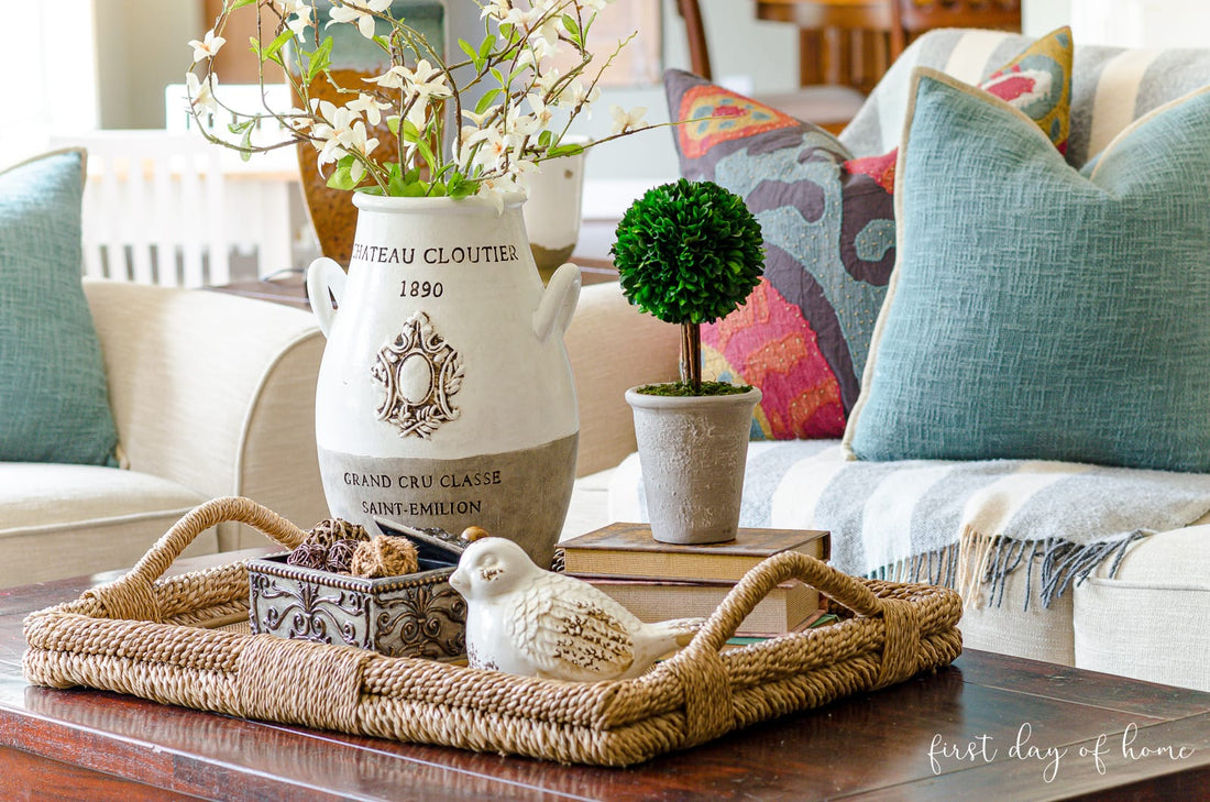 How to Style Coffee Tables with Trays