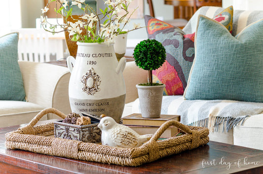 How to Style Coffee Tables with Trays