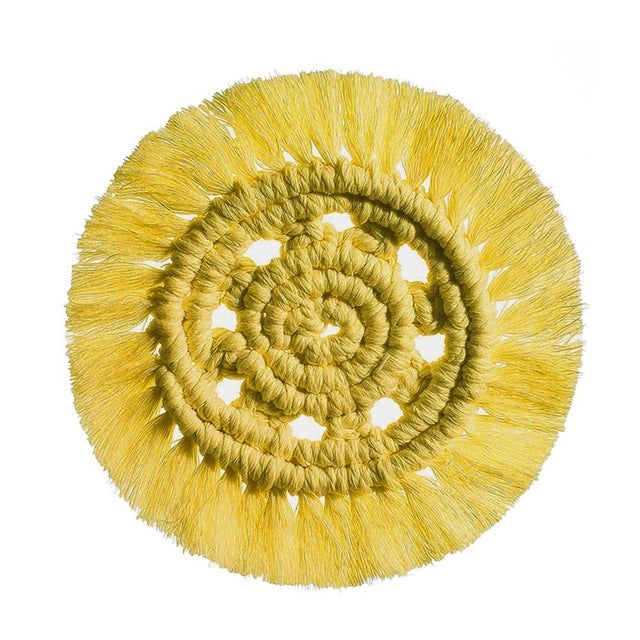 Handwoven Macramé Table Mats to Brighten Everyday Dining Moments